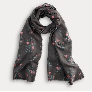 Lauren Conrad Floral Scarf One Size